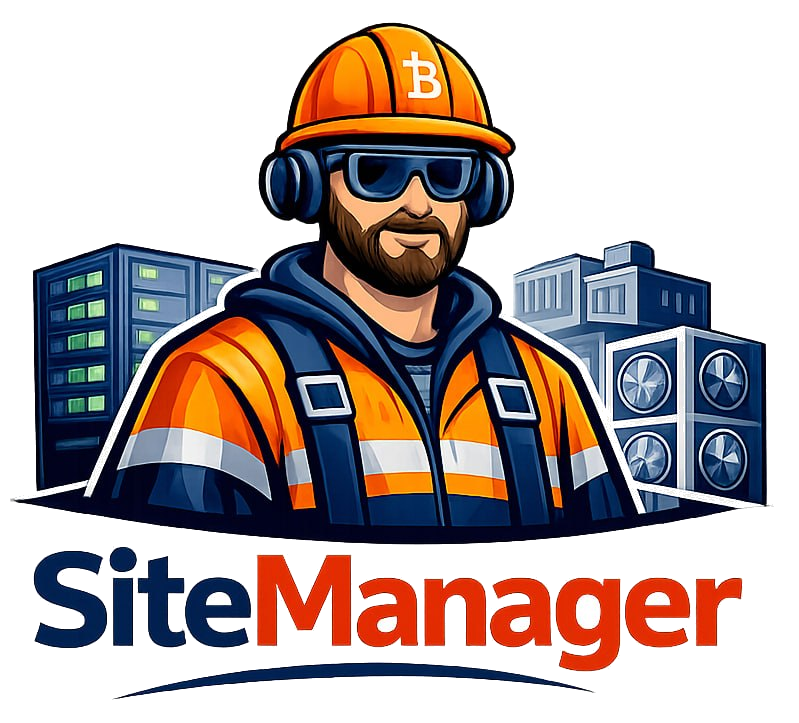 SiteManager — the site manager in front of the containers